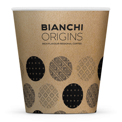 Bianchi Origins paper cups for HORECA 4 oz – 100 pcs.