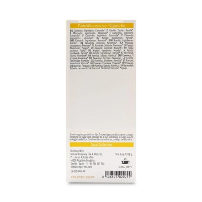 Organic tea CAMOMILE - Semper Tea 18 pcs.