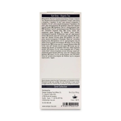 Organic tea EARL GREY Semper Tea 18 pcs.