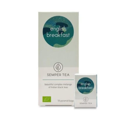 Organic tea ENGLISH BREAKFAST Semper Tea 18 pcs.