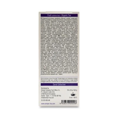 Органичен чай FRUIT Semper Tea 18 бр.
