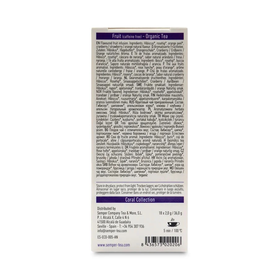 Органичен чай FRUIT Semper Tea 18 бр.
