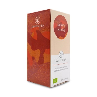 Органичен чай ПУ-ЕР С ВАНИЛИЯ Semper Tea 18 бр.
