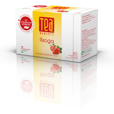 Tea moments Черен чай с ягода